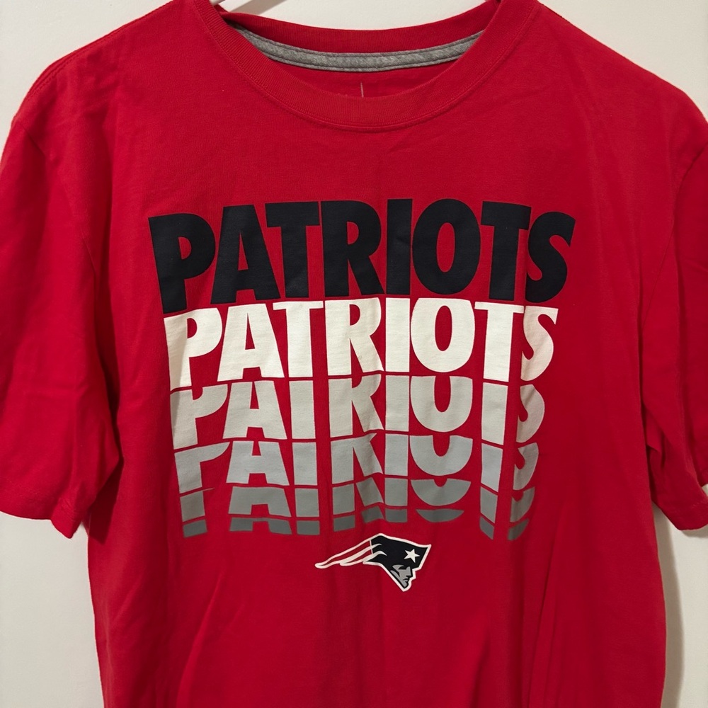 Patriots Red T-Shirt - NFL Team Tee